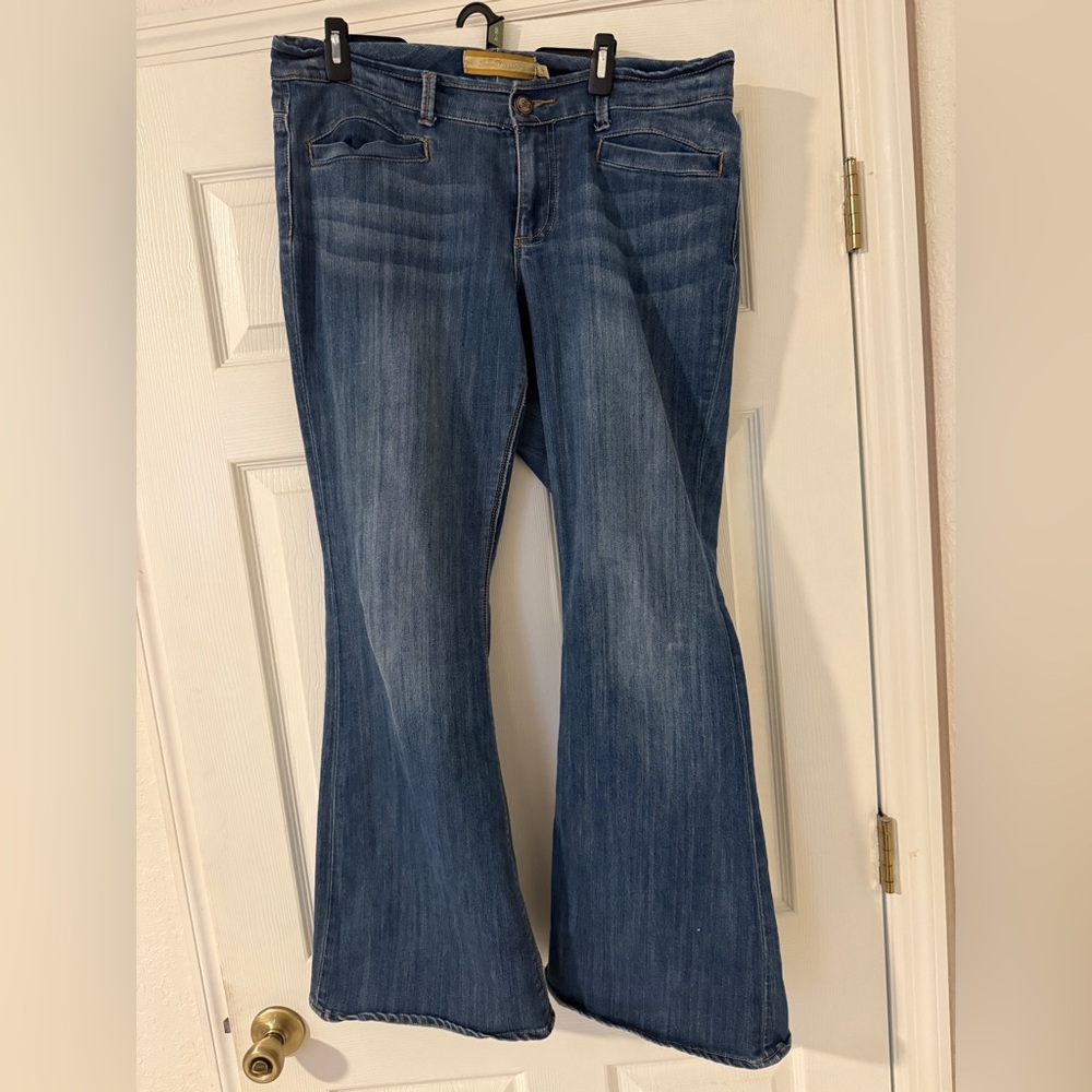 Seven7 Dark Blue Flare Jeans
